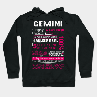 gemini zodiac hoodie
